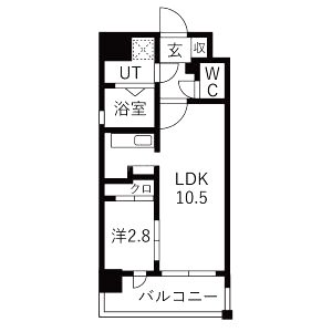グランフェリーチェ・ナインの間取り図