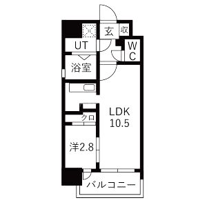 グランフェリーチェ・ナインの間取り図