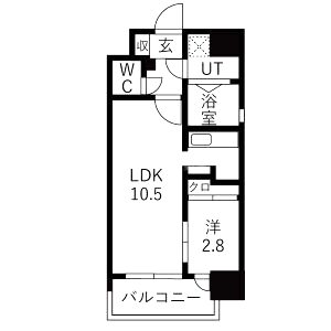 グランフェリーチェ・ナインの間取り図