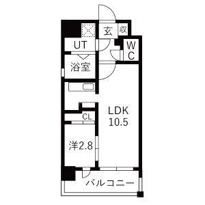 グランフェリーチェ・ナインの間取り図