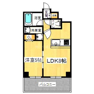 CITY SPIRE十三東の間取り図