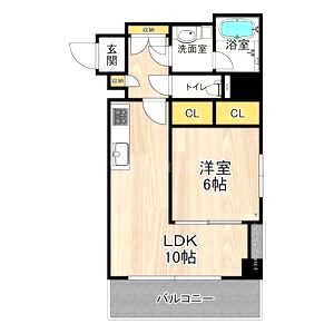 CITY SPIRE十三東の間取り図