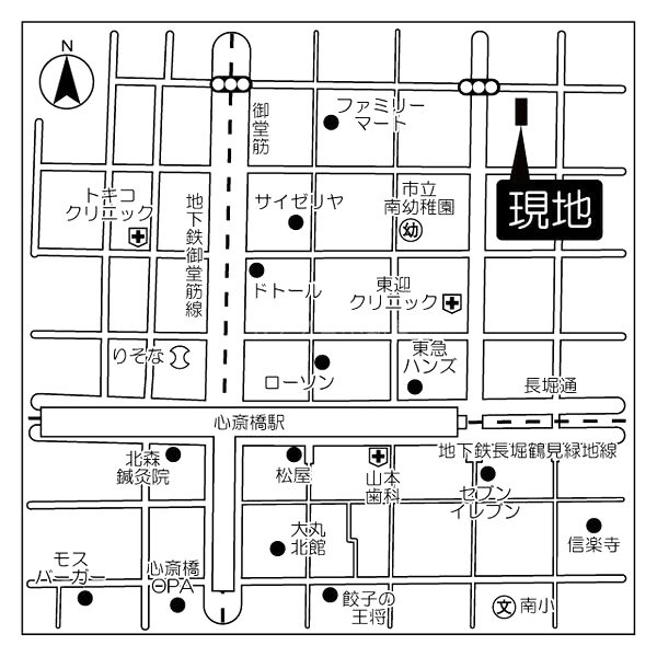 コンフォリア心斎橋EASTの外観2枚目