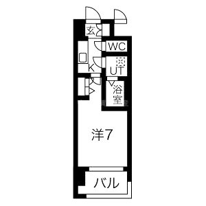 コスモリード大阪福島【旧名:レジュールアッシュOSAKA福島】の間取り図