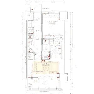 エステムプラザ京都河原町通IIレジデンシャルの間取り図