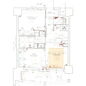 エステムプラザ京都河原町通IIレジデンシャルの間取り図