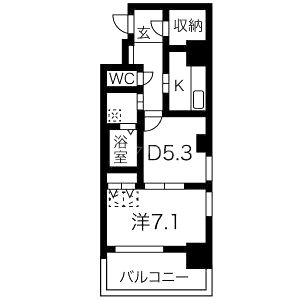 CUOREの間取り図