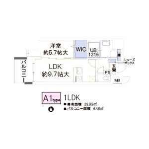 ドミツィール福の間取り図