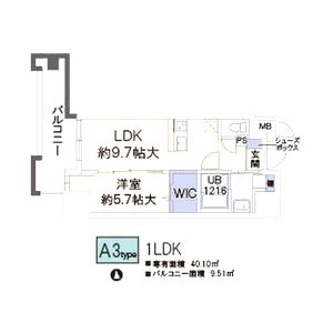 ドミツィール福の間取り図