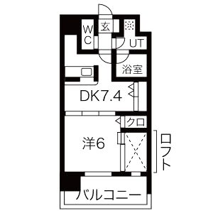 NORTH VILLAGE参番館の間取り図
