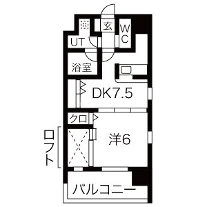 NORTH VILLAGE参番館の間取り図