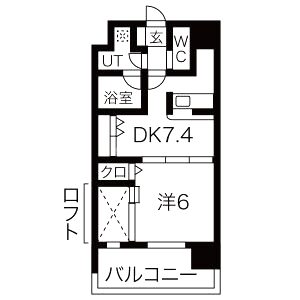 NORTH VILLAGE参番館の間取り図