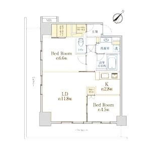 プラネソシエ神戸元町の間取り図