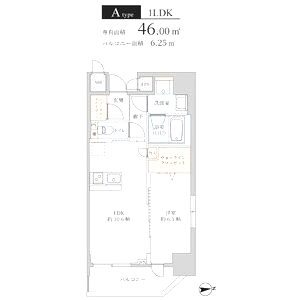 K-NEXT 南森町の間取り図