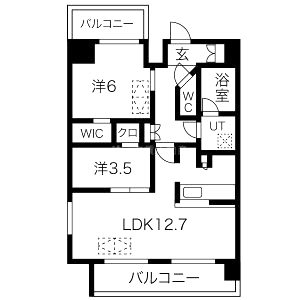 スプランディッドIIIの間取り図