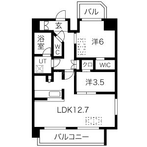 スプランディッドIIIの間取り図