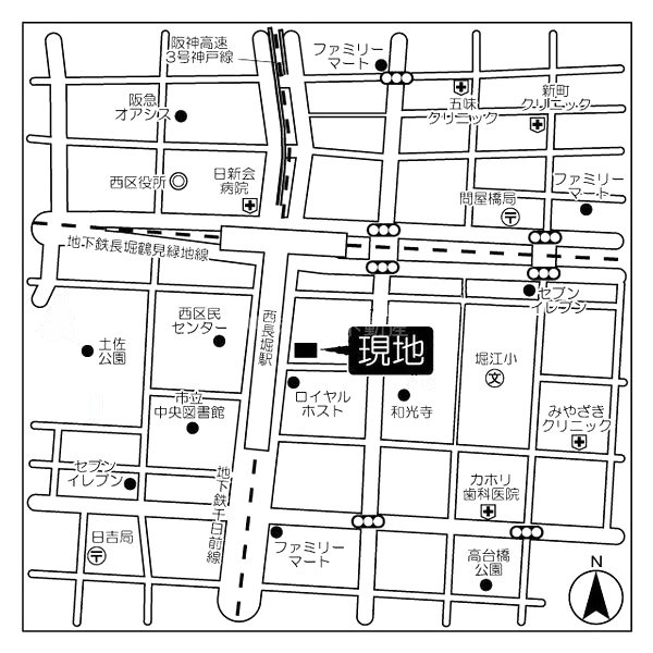 THE HIGH HORIEの外観2枚目