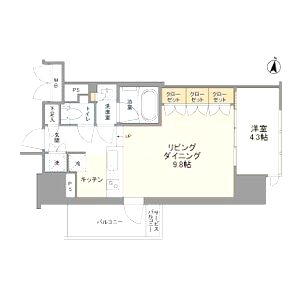 THE HIGH HORIEの間取り図