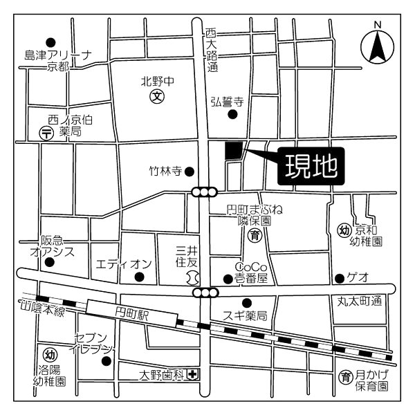 ブランズ京都円町の外観2枚目