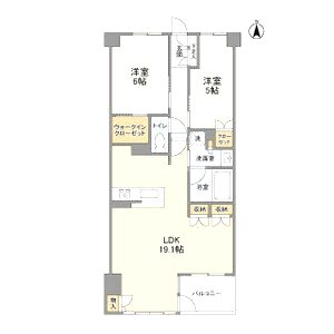 ブランズ京都円町の間取り図