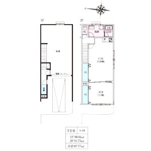 WORKINGBASE伊丹WESTの間取り図