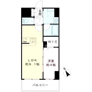 アクエルド明石西の間取り図