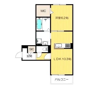 ルナメゾンの間取り図