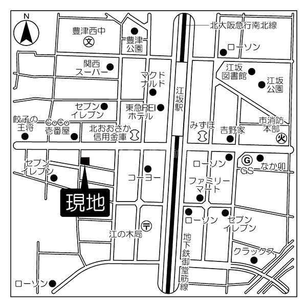 リヴィエール江坂江の木公園の外観2枚目
