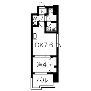 スプランディッド三国Iの間取り図