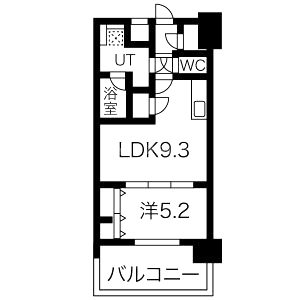 スプランディッド三国Iの間取り図