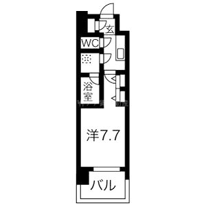 スプランディッド三国Iの間取り図
