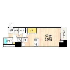 CITY SPIRE堺筋本町(リトルリバー本町橋)の間取り図