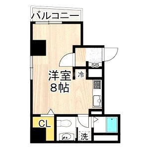 CITY SPIRE堺筋本町(リトルリバー本町橋)の間取り図