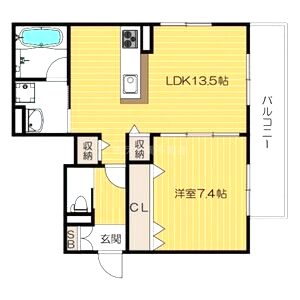 ウェルゲートノースの間取り図