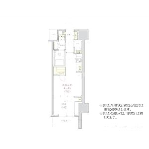 アーバネックス天満橋Frontの間取り図