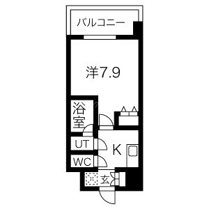 スプランディッド難波の間取り図