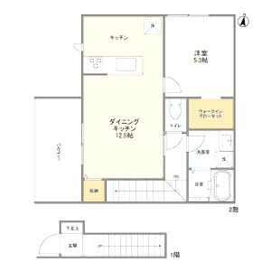エスト・リラ津久野の間取り図