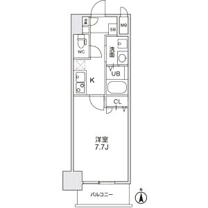 LaDouceur梅田Eastの間取り図