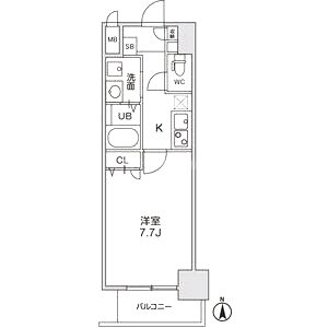 LaDouceur梅田Eastの間取り図