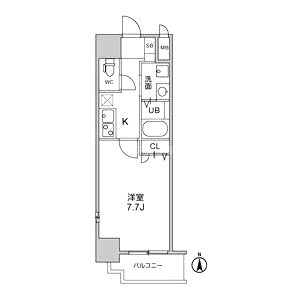 LaDouceur梅田Eastの間取り図
