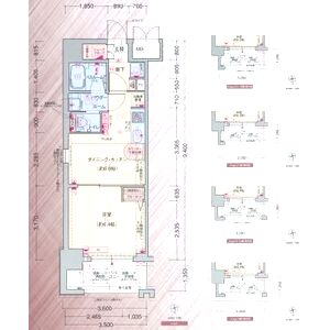 エステムコート心斎橋EASTIIラヴァンツァの間取り図