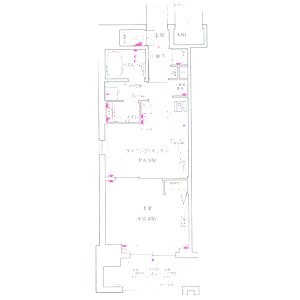 エステムコート心斎橋EASTIIラヴァンツァの間取り図