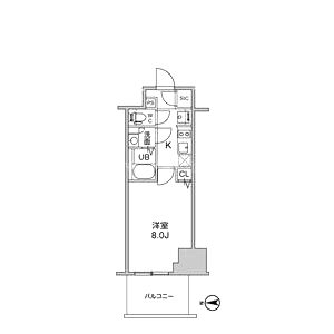 TOPAZ江坂の間取り図