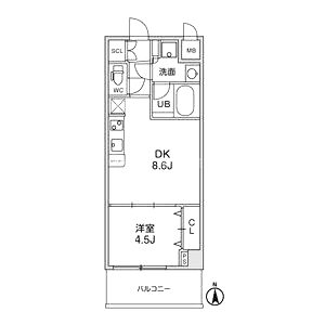 LaDouceur西宮北口の間取り図