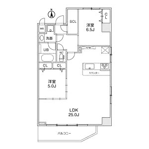 LaDouceur西宮北口の間取り図