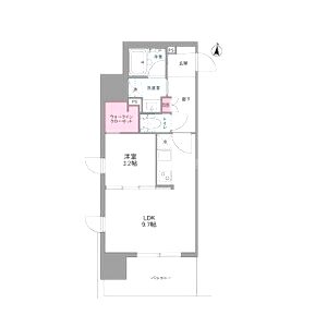 シーズンフラッツ梅田EASTの間取り図