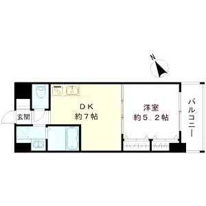 パークナードフィットなかもずの間取り図