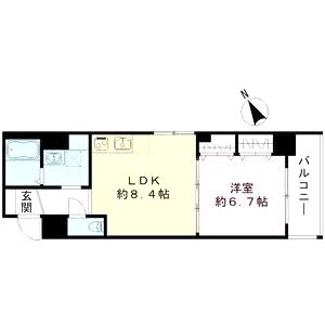 パークナードフィットなかもずの間取り図