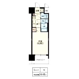 スプランディッド十三本町の間取り図