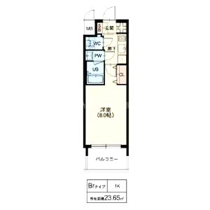 スプランディッド十三本町の間取り図